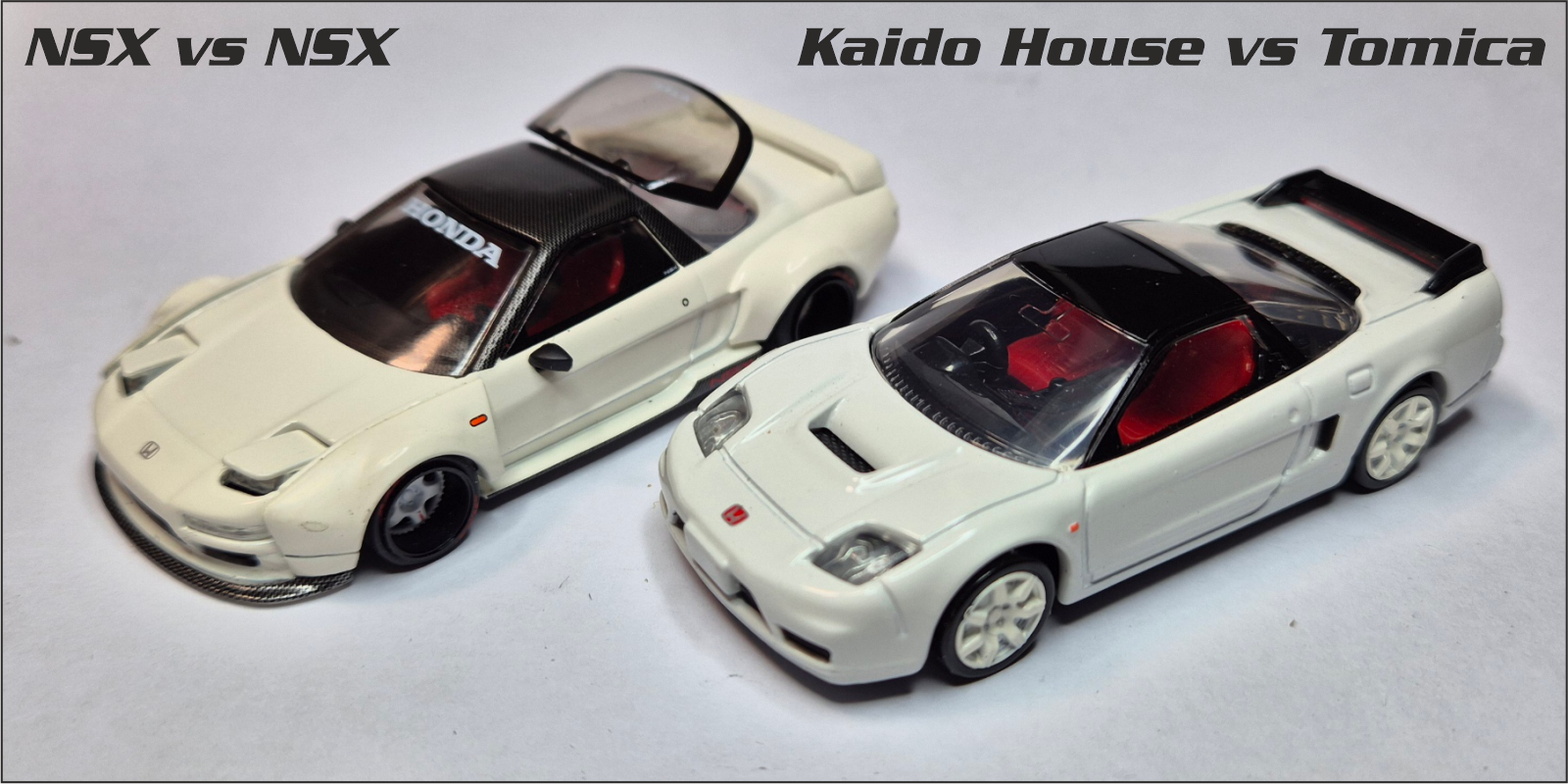 Tomica NSX vs Kaido House NSX