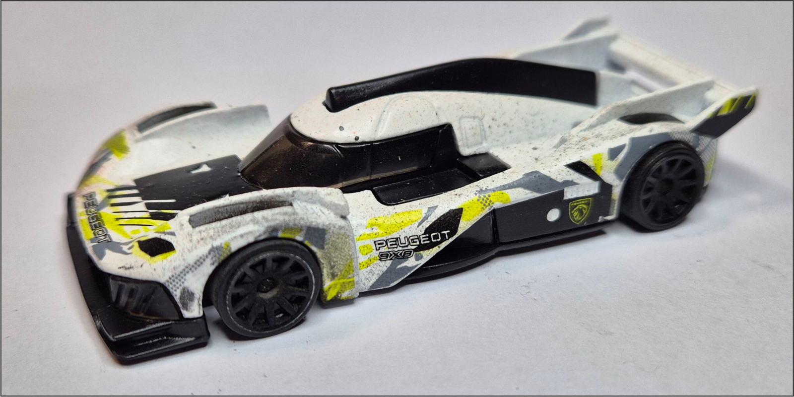 Hot Wheels Mainline - Peugeot 9x8 Hypercar after endurance run